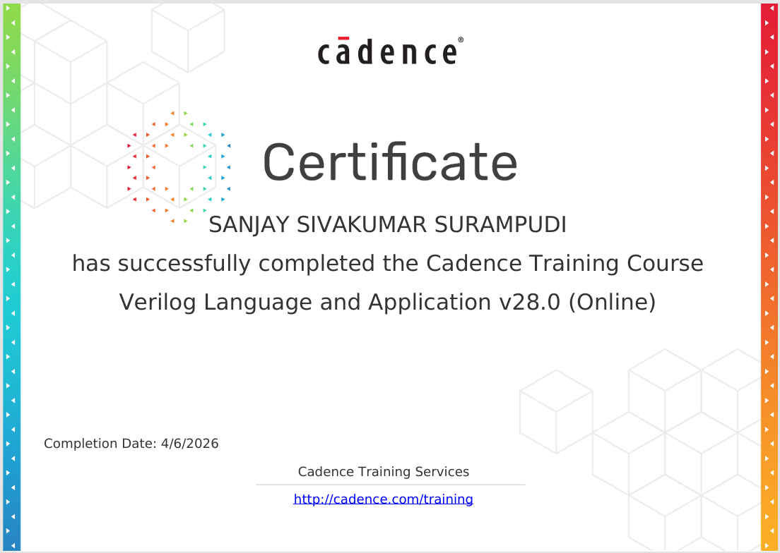 Verilog Cert